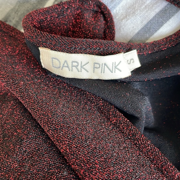 Sparkly spaghetti strap red dress - Picture 3 of 4